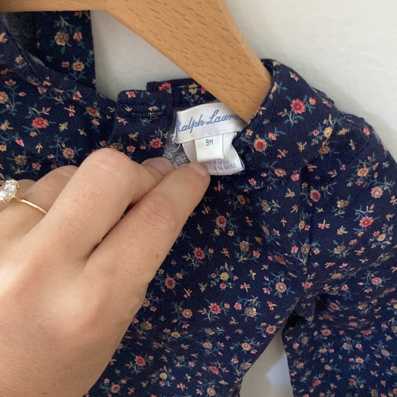 Ralph Lauren floral cotton dress and bloomer - Picture 2 of 3